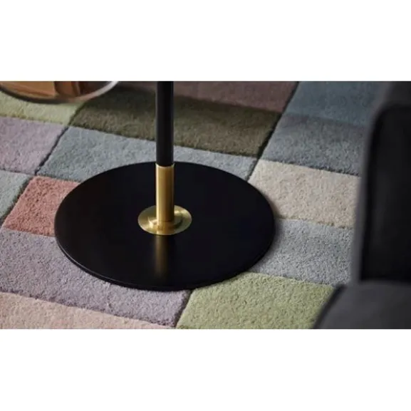 349 golvlampa, svart/mässing