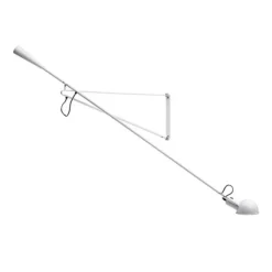 265 vägglampa, vit