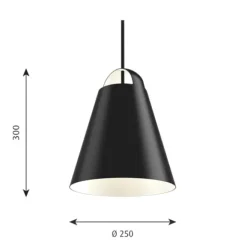 Above 250 pendel, svart 25cm