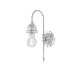 Ahlström Vägglampa IP21, förnicklad mässing