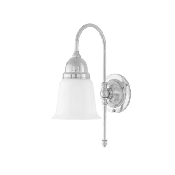Ahlström vägglampa nickel