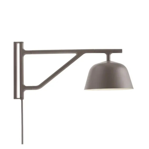 Ambit vägglampa, taupe 16,7