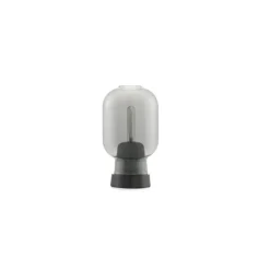 Amp bordslampa, rökfärgat/svart 26,5cm