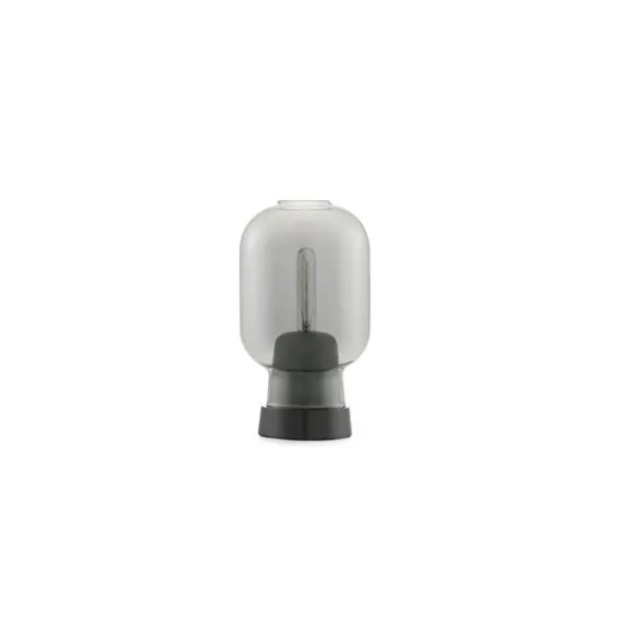Amp bordslampa, rökfärgat/svart 26,5cm
