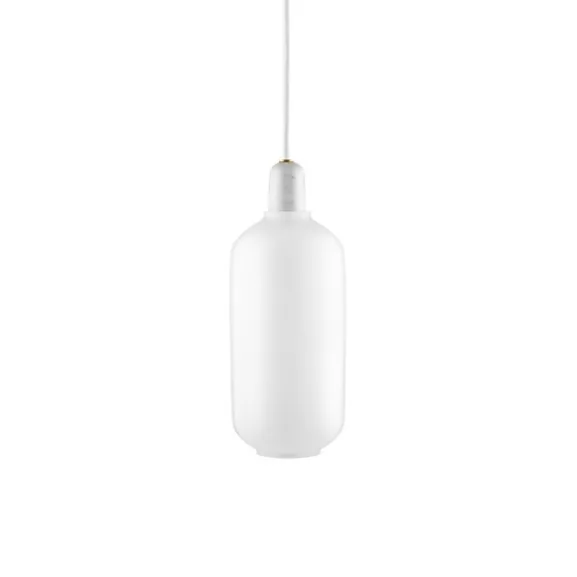 Amp pendel large, vit/vit