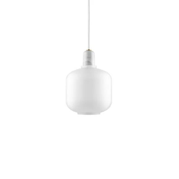 Amp pendel small, vit/vit