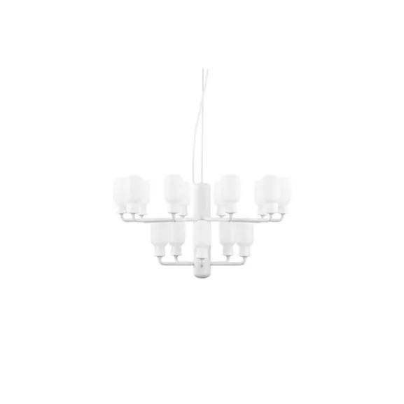 Amp Small takkrona, opal/mattvit 32,5cm