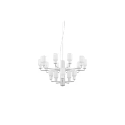 Amp Small takkrona, opal/mattvit 32,5cm