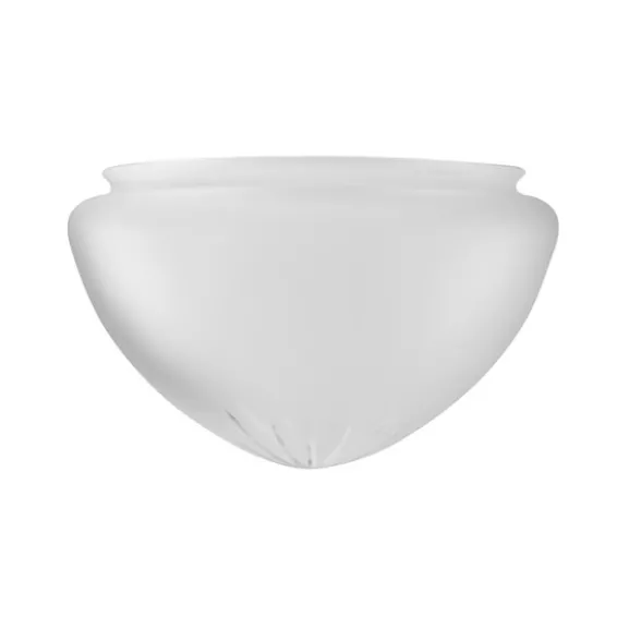 Ampelglas 200, stjärnslipat matterat klarglas 23cm