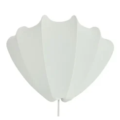 Anna vägglampa S, cotton white
