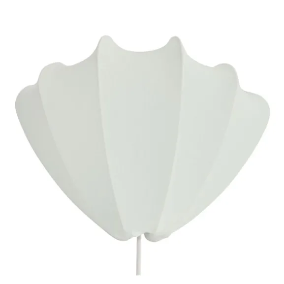 Anna vägglampa S, cotton white