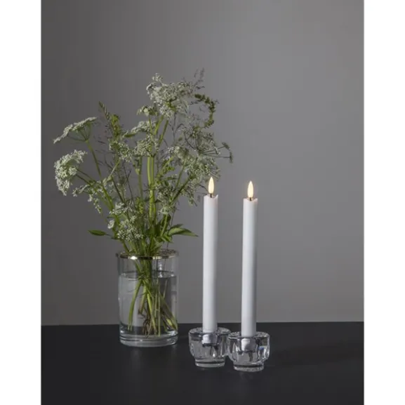 Antikljus LED, flame 2-pack