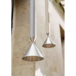Apollo 39 pendel Winter white, aluminium