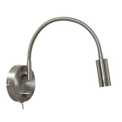 Arholma 1 vägglampa, nickel