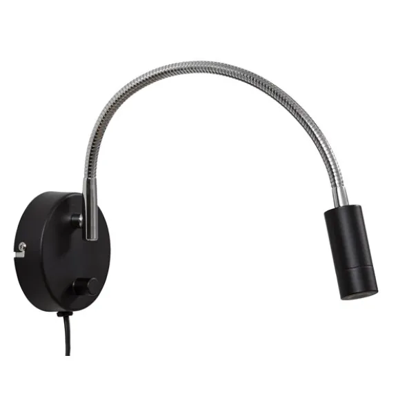 Arholma 1 vägglampa, svart