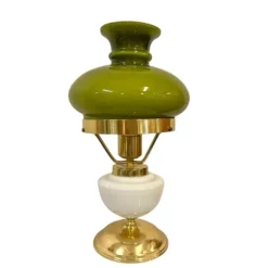 Ariel Bordslampa, grön/vit