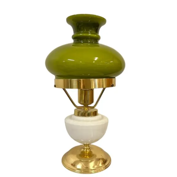 Ariel Bordslampa, grön/vit