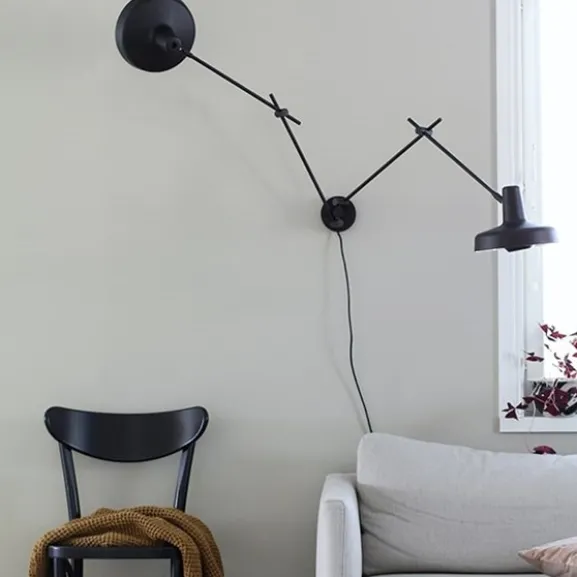 Arigato 2 vägglampa, vit 70cm