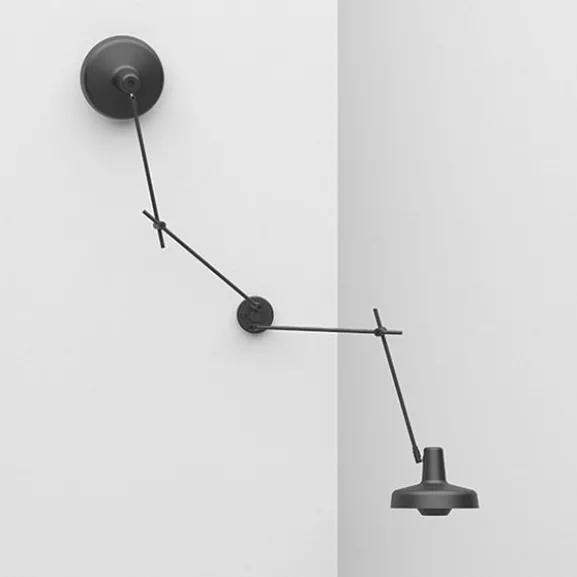 Arigato 2 vägglampa, vit 70cm