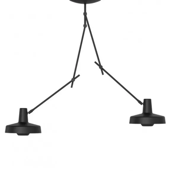 Arigato double taklampa, svart