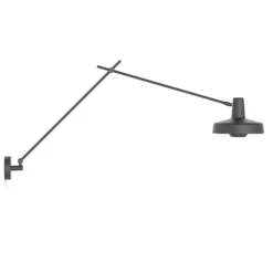 Arigato vägglampa lång, svart 110cm