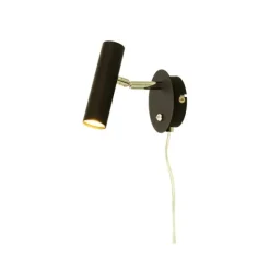 Artic vägglampa, svart 14,5 cm