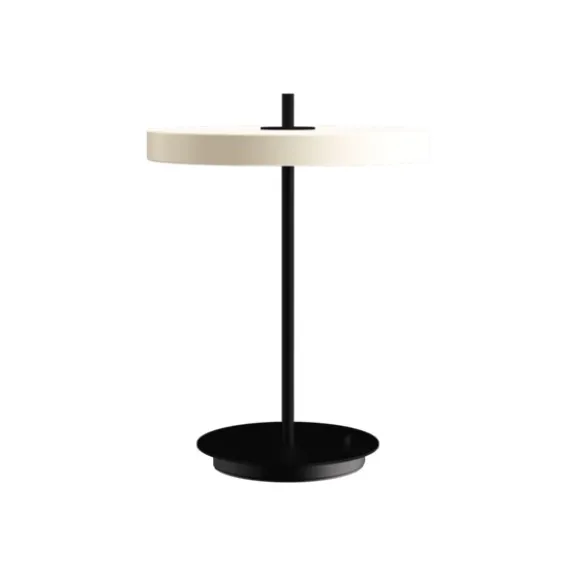Asteria bordslampa Pearl White/black