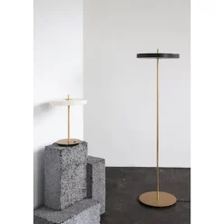 Asteria golvlampa, pärlvit 150cm