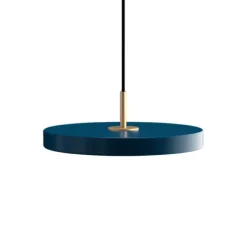 Asteria mini pendel, petrol blå 31cm