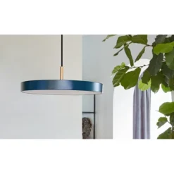 Asteria mini pendel, petrol blå 31cm