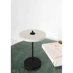 Asteria Move bordslampa, Pearl White/black