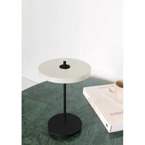 Asteria Move bordslampa, Pearl White/black