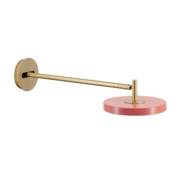 Asteria vägglampa lång, Nuance Rose