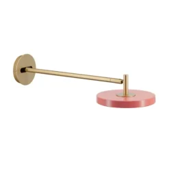 Asteria vägglampa lång, Nuance Rose