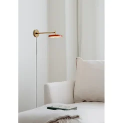 Asteria vägglampa lång, Nuance Orange