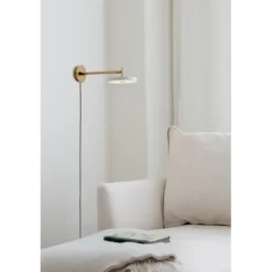 Asteria vägglampa lång, Nuance Mist