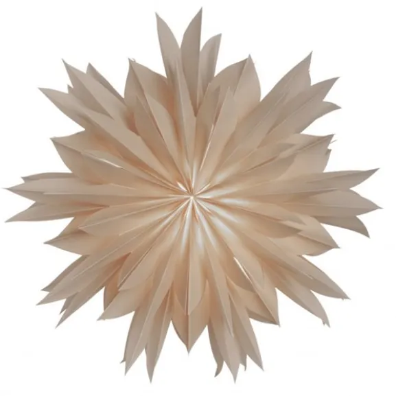 Athena julstjärna, beige 50cm