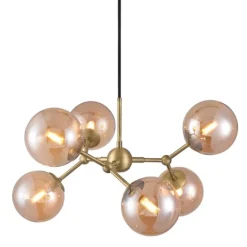 Atom Takkrona Antik Mässing Ø57cm
