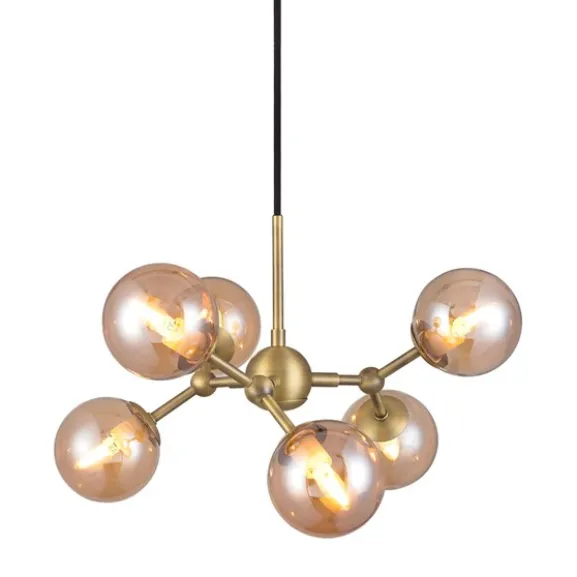 Atom Takkrona Antik Mässing Ø45cm