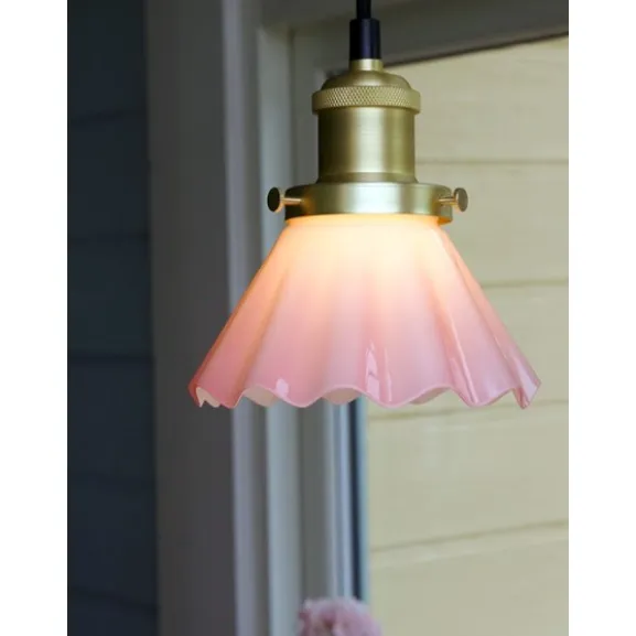 August Fönsterlampa Rosa 15cm