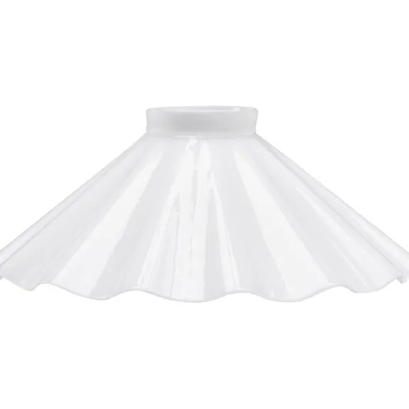 August Lampskärm Opal veckad 25cm