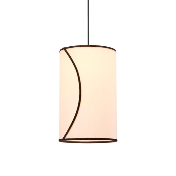 Ava taklampa Offwhite/svart 30cm