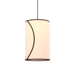 Ava taklampa Offwhite/svart 25cm