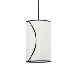 Ava takskärm Offwhite/svart 25cm