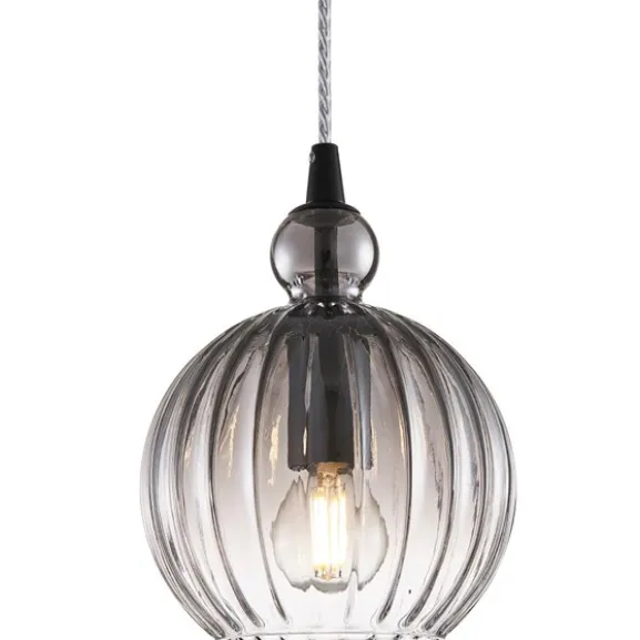 Ball Ball taklampa, rökfärgad 15cm