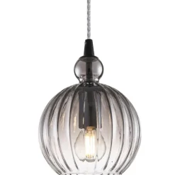 Ball Ball taklampa, rökfärgad 15cm