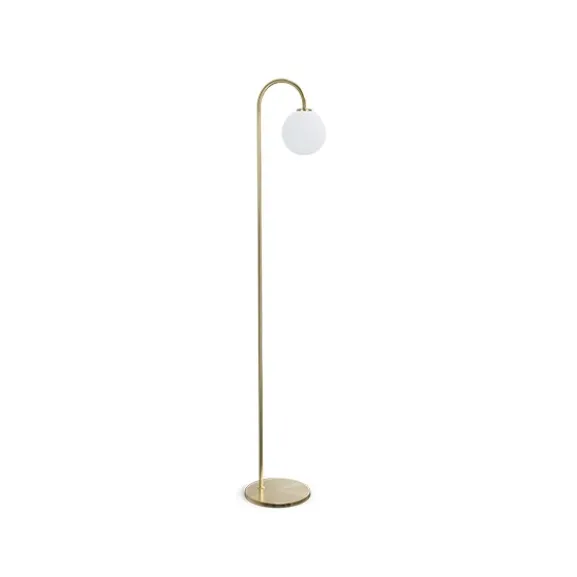 Ballon golvlampa mässing G9