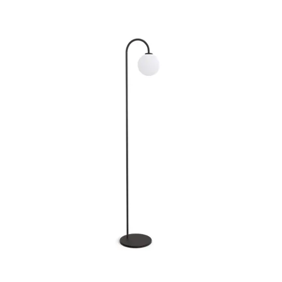 Ballon golvlampa svart G9