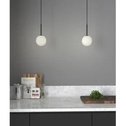 Ballon pendel matt svart - G9