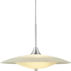 BARONI Taklampa Ø46 Opal / alu.